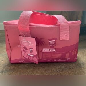 NWT Trader Joe’s Insulated Mini Lunch Tote, pink